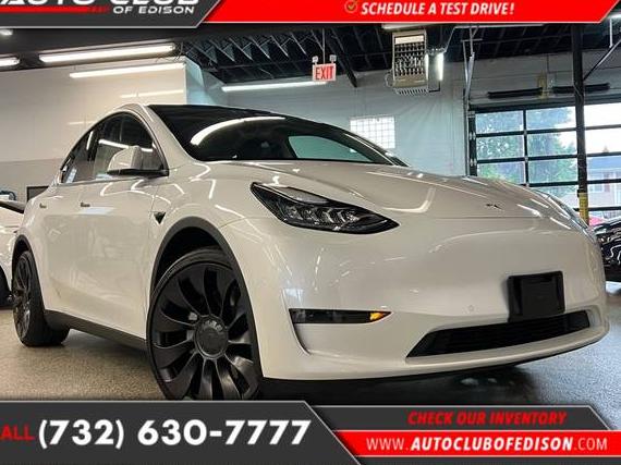 TESLA MODEL Y 2021 5YJYGDEE5MF255776 image
